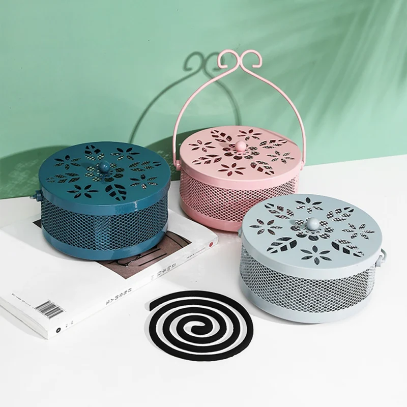 Mosquito Coil Box With Lid Handle Creative Mosquito Coil Furnace Portable Mosquito Coil Tray Iron Fireproof Mosquito Coil Holder
Mosquito Coil Box With Lid Handle Creative Mosquito Coil Furnace Portable Mosquito Coil Tray Iron Fireproof Mosquito Coil Holder