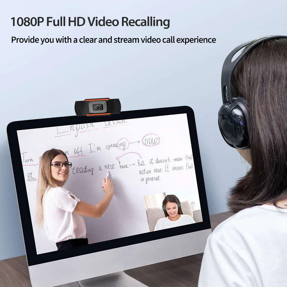USB Computer Webcam Full HD 1080P Webcam Camera Digital Web Cam With Micphone For Laptop Desktop PC Tablet Rotatable Camera
USB Computer Webcam Full HD 1080P Webcam Camera Digital Web Cam With Micphone For Laptop Desktop PC Tablet Rotatable Camera