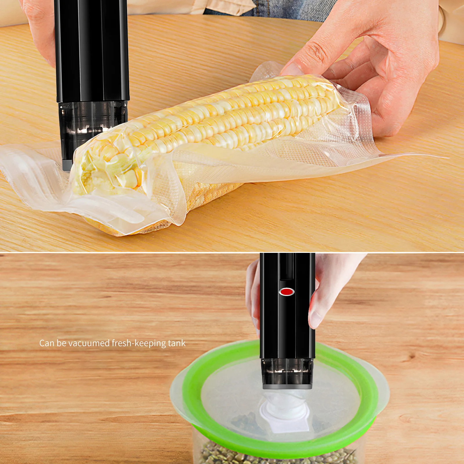 Houkiper Automatic Vacuum Sealing Machine Lightweight Food Sealing Machine Portable And Easy-To-Use Kitchen Accessories
Houkiper Automatic Vacuum Sealing Machine Lightweight Food Sealing Machine Portable And Easy-To-Use Kitchen Accessories