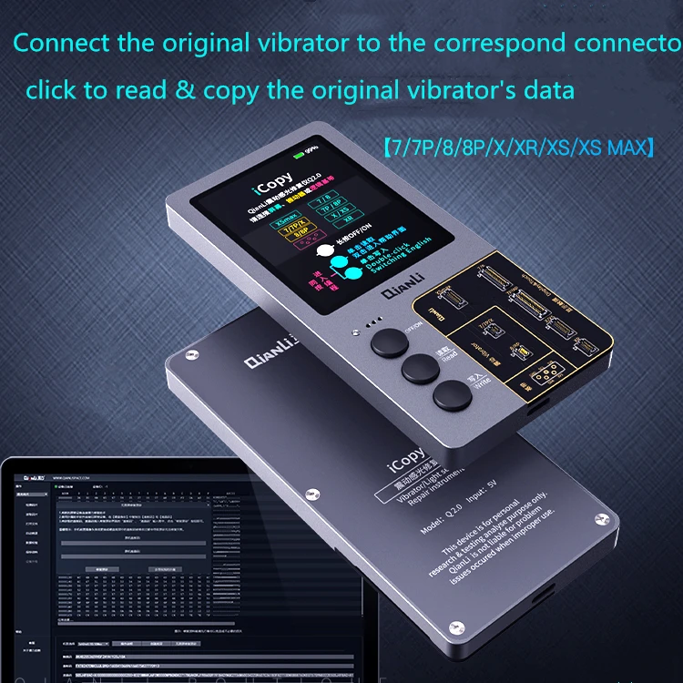 Qianli iCopy ЖК-экран оригинальный цвет ремонт для iPhone 7 8P X XR XS Max