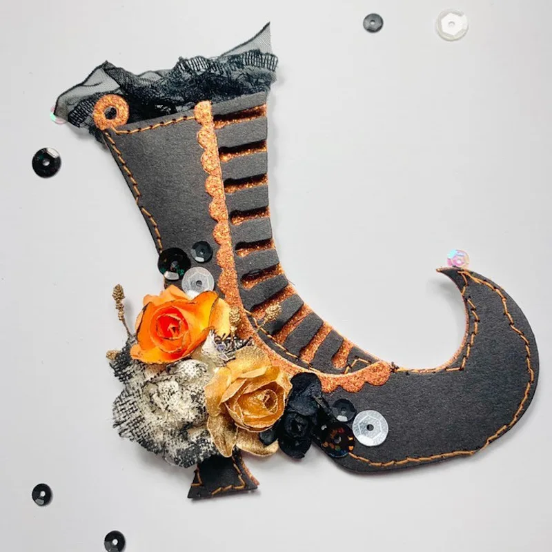 KSCRAFT Witch Boots Halloween Tags Metal Cutting Dies Stencils for DIY Scrapbooking Decorative Embossing DIY Paper Cards
KSCRAFT Witch Boots Halloween Tags Metal Cutting Dies Stencils for DIY Scrapbooking Decorative Embossing DIY Paper Cards