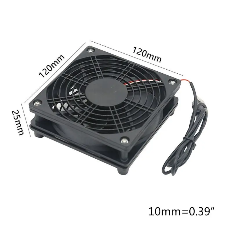 DIY Cooling Fan DC5V USB Power Silent Fan Cooler for Router TV Box Radiator Electronic Equipment Kits 
DIY Cooling Fan DC5V USB Power Silent Fan Cooler for Router TV Box Radiator Electronic Equipment Kits