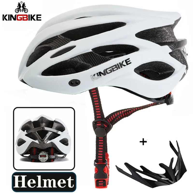 Велосипедные шлемы KINGBIKE для мужчин и женщин черные горных велосипедов дорожных