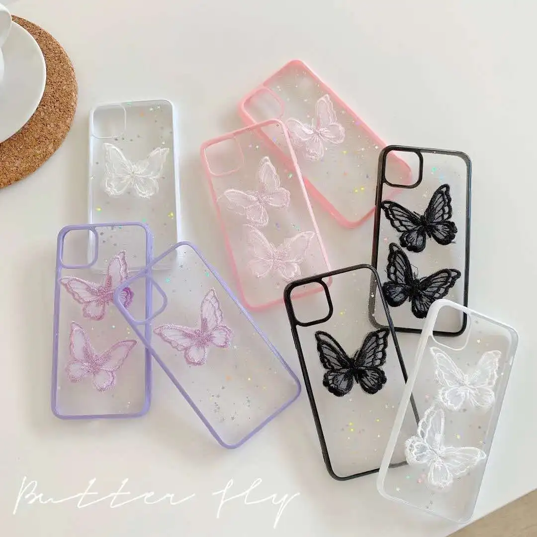 Starry Sky Three-dimensional Lace Butterfly Sequin Epoxy Phone Case For IPhone 12 11 Pro Max X XS XR 7 8 Plus IPhone Case
Starry Sky Three-dimensional Lace Butterfly Sequin Epoxy Phone Case For IPhone 12 11 Pro Max X XS XR 7 8 Plus IPhone Case