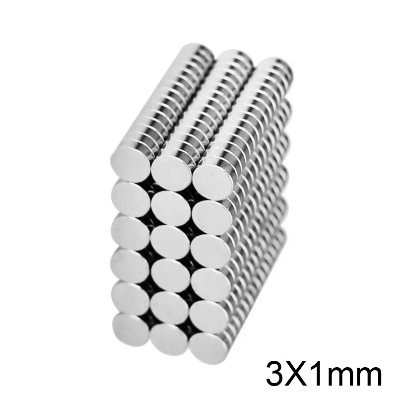 100 ~ 5000 шт 3x1 мини маленькие круглые магниты 3 мм * 1 неодимовый магнит Dia Постоянные