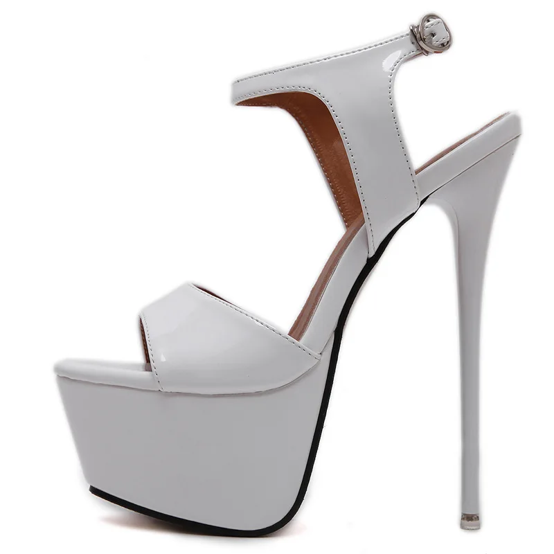 patent leather high-heeled shoes belt toe waterproof platform buckle slim heel women's nightclub sandals
patent leather high-heeled shoes belt toe waterproof platform buckle slim heel women's nightclub sandals