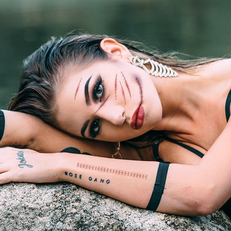 Halloween Face Temporary Tattoo Sticker Festival Party Body Makeup Stickers moon spider scar fake tattoo for woman men girls boy
Halloween Face Temporary Tattoo Sticker Festival Party Body Makeup Stickers moon spider scar fake tattoo for woman men girls boy