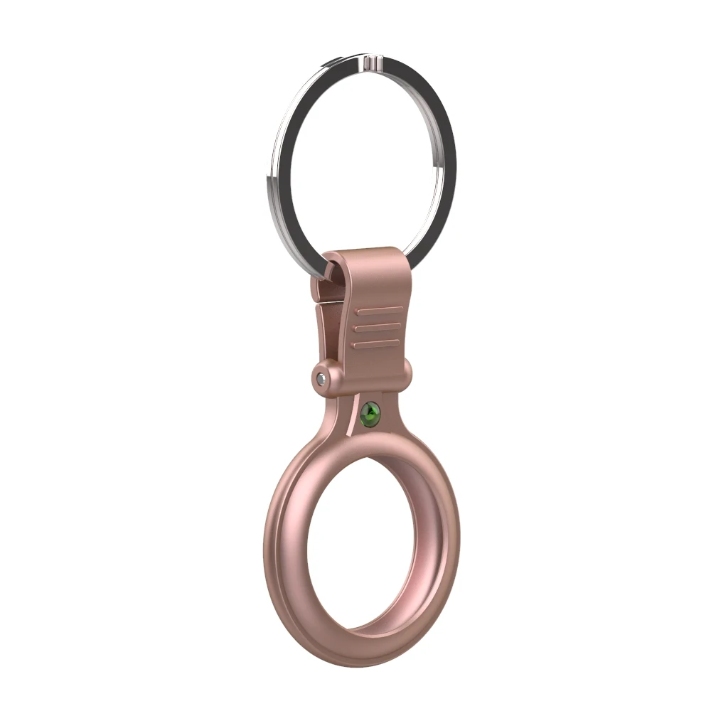 TKEY Metal Protective Case For AirTags Tyrant Gold Rose Gold Anti-Lost Locator Accessories Protector Shell With Elastic Hook
TKEY Metal Protective Case For AirTags Tyrant Gold Rose Gold Anti-Lost Locator Accessories Protector Shell With Elastic Hook