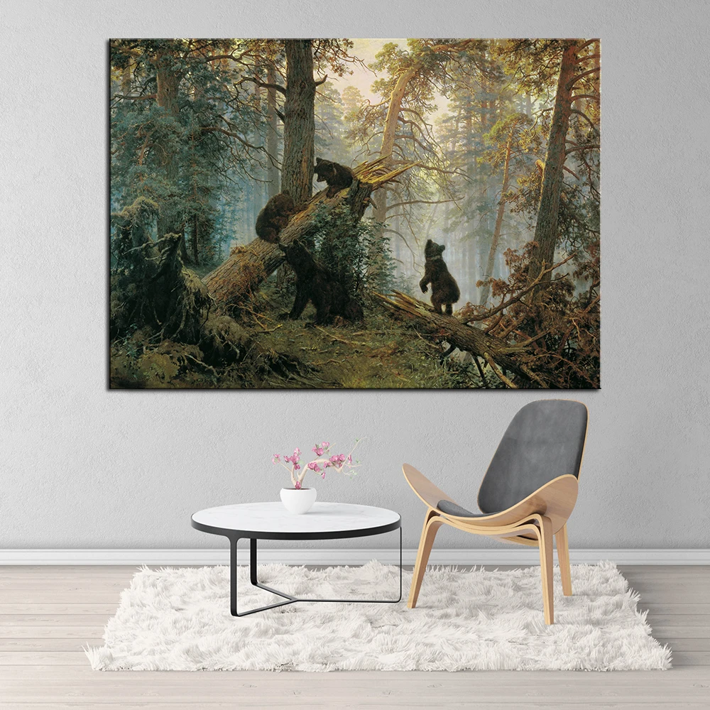 Canvas Art morning in a pine forest AT THE EDGE OF THE PINE Wall Art Picture Nordic Home Decor Canvas Painting
Canvas Art morning in a pine forest AT THE EDGE OF THE PINE Wall Art Picture Nordic Home Decor Canvas Painting