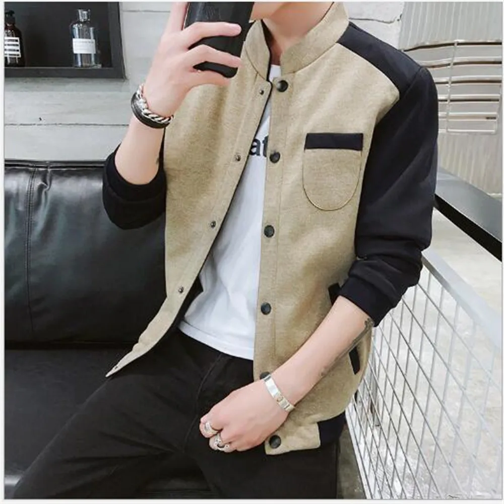 2020 Spring New Products Baseball Jersey Jacket Slim Youth Casual Jackets Top Coat
2020 Spring New Products Baseball Jersey Jacket Slim Youth Casual Jackets Top Coat