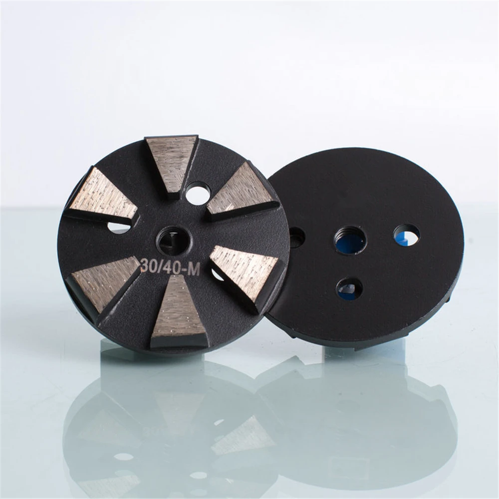 GD79 Velcro Back Diamond Grinding Pads 4 Inch D100mm Sticking Style Metal Bond Floor Disc for Grinder Machine 9PCS | Инструменты