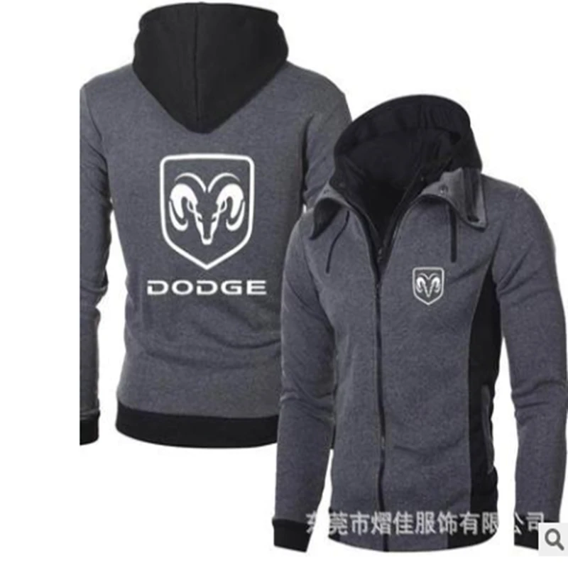 New Long sleeve Dodge Logo Sportswear Harajuku Style Solid Color Male Wild Sweatshirt Zipper Hooded Coat O
New Long sleeve Dodge Logo Sportswear Harajuku Style Solid Color Male Wild Sweatshirt Zipper Hooded Coat O