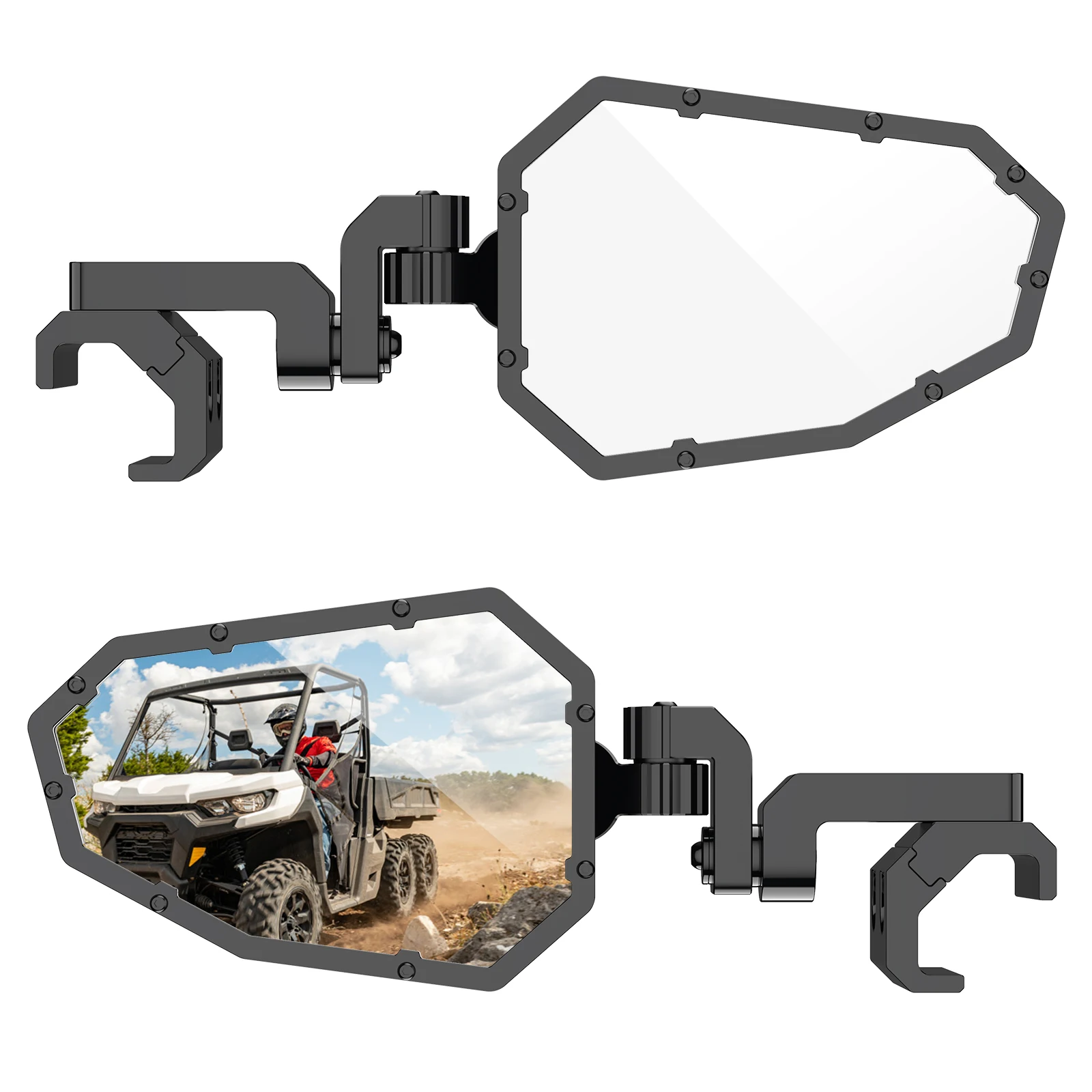 Алюминиевые боковые зеркала UTV Pro-Fit для Can Am Defender Maverick Trail Для Polaris Ranger General 2013-2021 2020 2019 2018 2017
Алюминиевые боковые зеркала UTV Pro-Fit для Can Am Defender Maverick Trail Для Polaris Ranger General 2013-2021 2020 2019 2018 2017