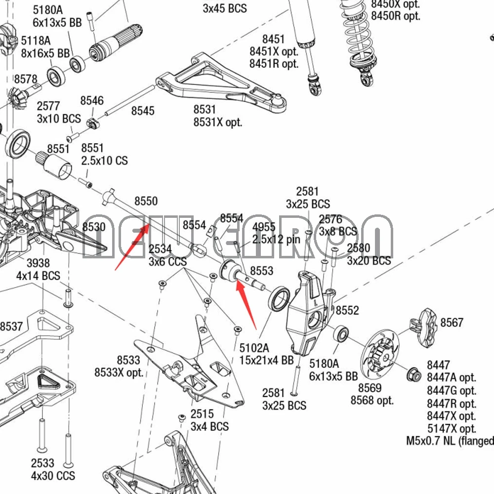 8550+8553 Harden Spring Steel Front CVD Drive Shaft For Traxxas 1/7 UDR Unlimited Desert Racer 85076-4 85086-4
8550+8553 Harden Spring Steel Front CVD Drive Shaft For Traxxas 1/7 UDR Unlimited Desert Racer 85076-4 85086-4