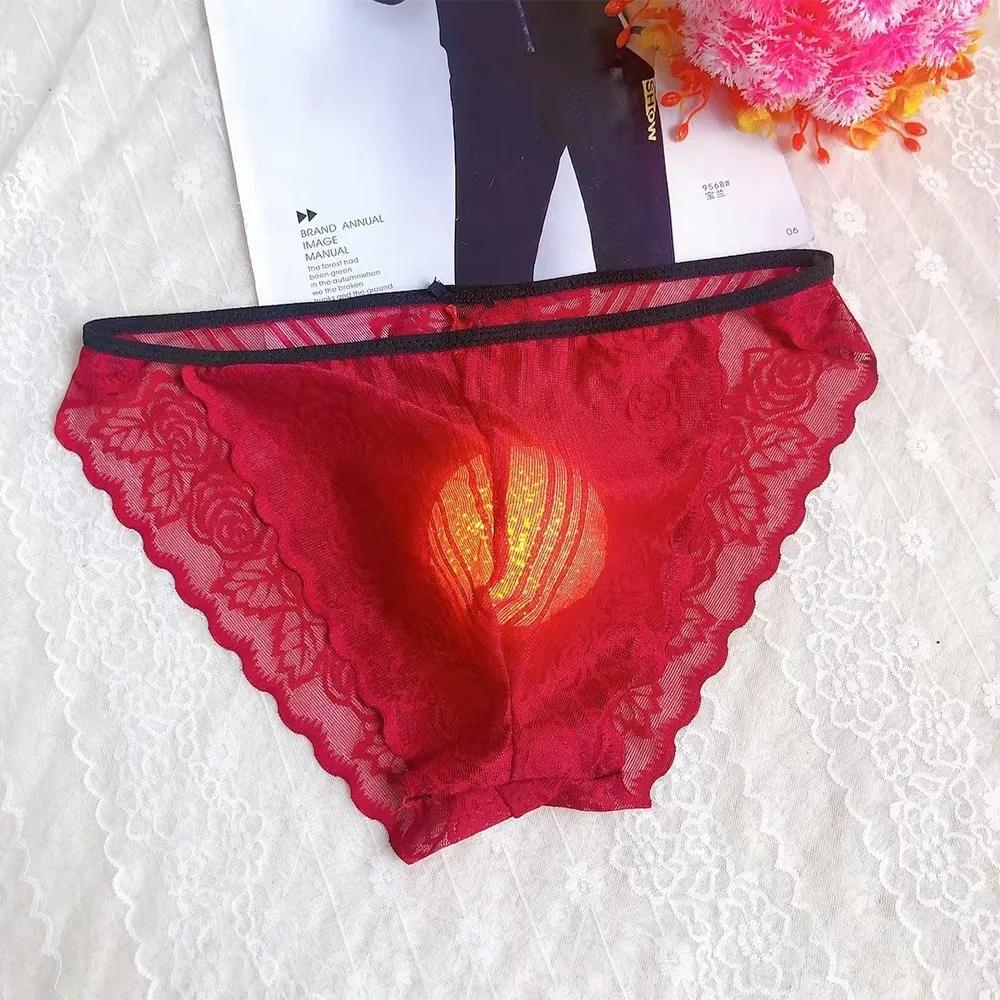 2021 Sexy Men Lace Mesh Sheer Bulge Pouch Bikini Briefs Thongs Breathable Soft Gay Underwear Underpants Sissy Panties Puls Size
2021 Sexy Men Lace Mesh Sheer Bulge Pouch Bikini Briefs Thongs Breathable Soft Gay Underwear Underpants Sissy Panties Puls Size