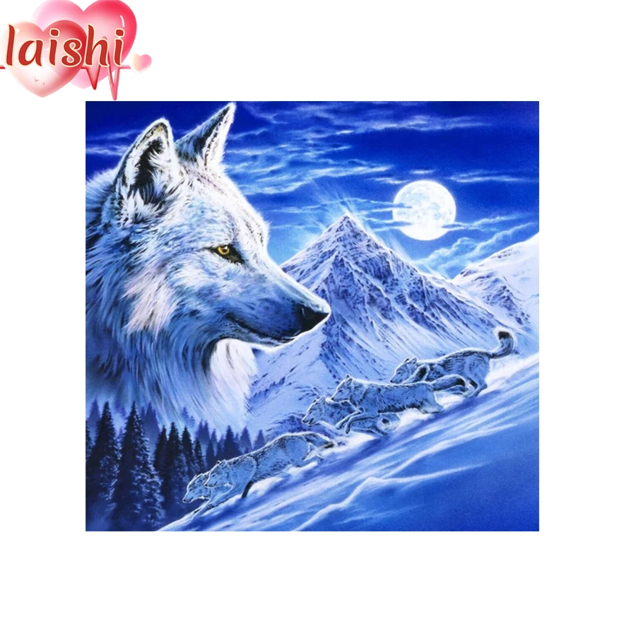 Full Square/round Diamond winter wolf animal DIY Diamond Painting 3D Embroidery Cross Stitch Rhinestone Painting Decor pictures
Full Square/round Diamond winter wolf animal DIY Diamond Painting 3D Embroidery Cross Stitch Rhinestone Painting Decor pictures