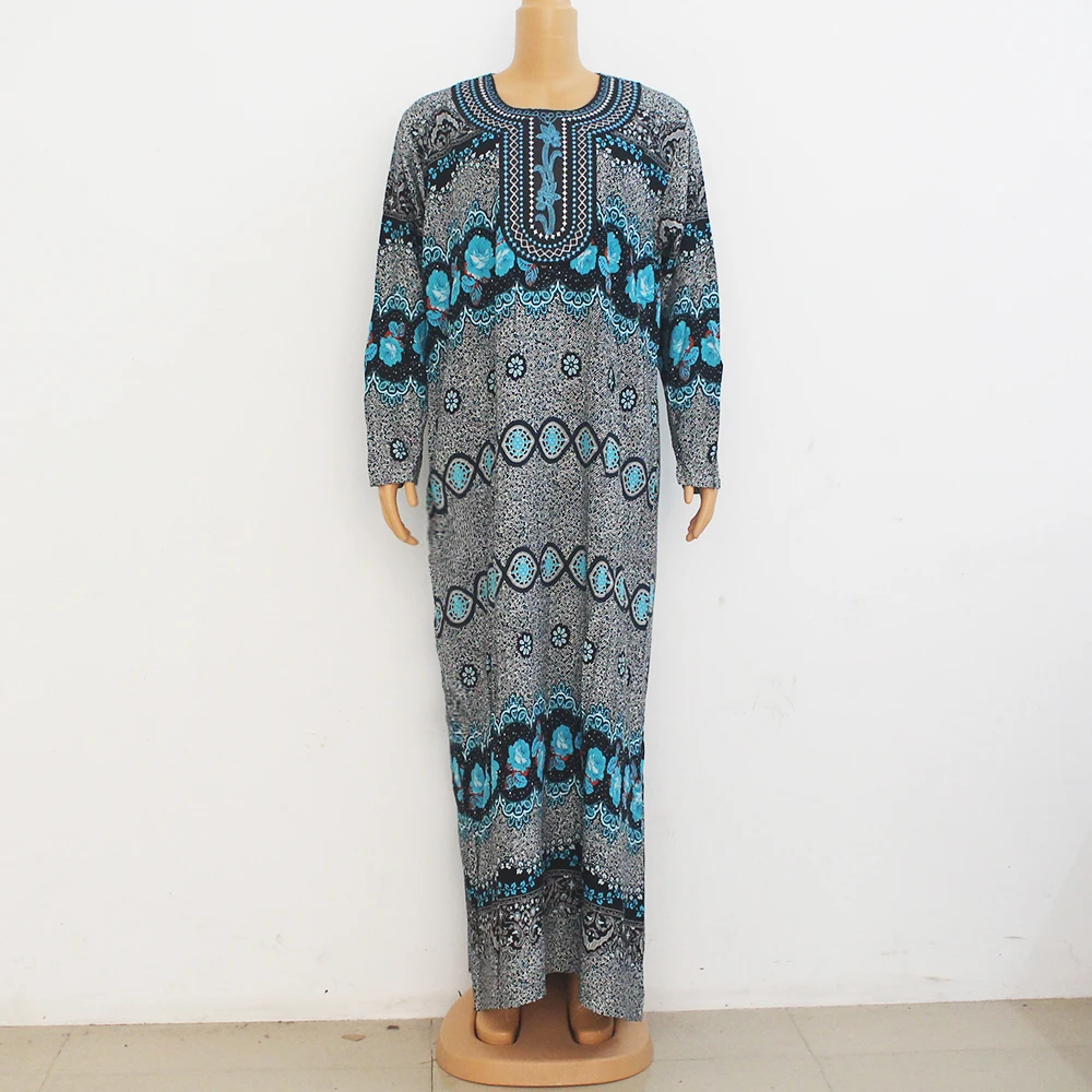 New Arrival African Dresses For Women Cotton High Quality Rose Print Embroidered Fashionable Elegant Long Sleeves Dress
New Arrival African Dresses For Women Cotton High Quality Rose Print Embroidered Fashionable Elegant Long Sleeves Dress