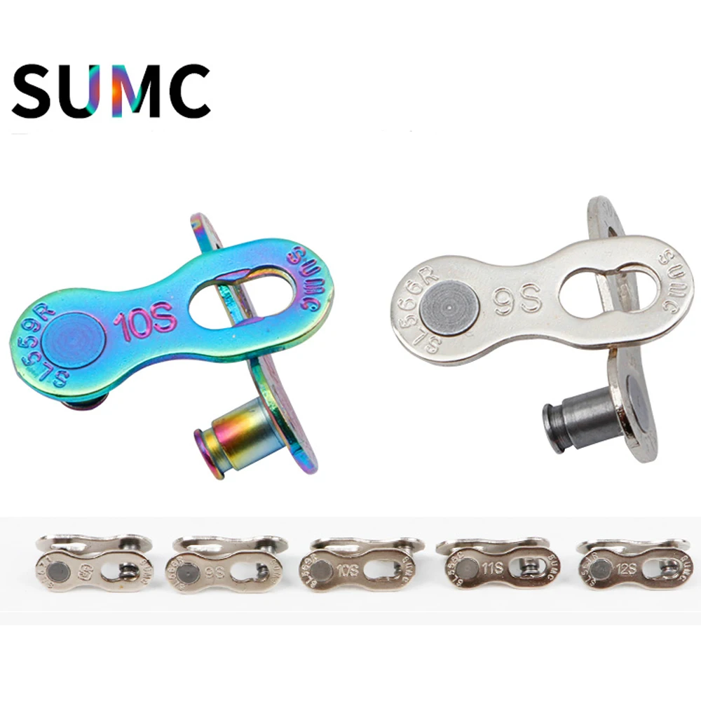 SUMC Chain Magic Buckle 10S 11S 12S Speed Silver Gold Rainbow Missing Link Bicycle Chain Link lock Bicycle Quick Magic Button
SUMC Chain Magic Buckle 10S 11S 12S Speed Silver Gold Rainbow Missing Link Bicycle Chain Link lock Bicycle Quick Magic Button