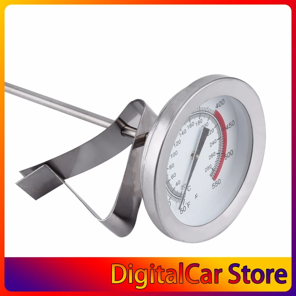 40CM Stainless Steel Cooking Probe Thermometer with Clip for Food Meat Homebrew Wine Kettle Kitchen Household Thermometers
40CM Stainless Steel Cooking Probe Thermometer with Clip for Food Meat Homebrew Wine Kettle Kitchen Household Thermometers