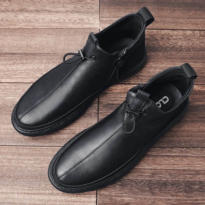 Boots Men Zapatos Cuero Hombre Men's Shoes Boots Ankle For Men Dress High Sneakers Leather Mens Casual Winter Genuine Punk
Boots Men Zapatos Cuero Hombre Men's Shoes Boots Ankle For Men Dress High Sneakers Leather Mens Casual Winter Genuine Punk