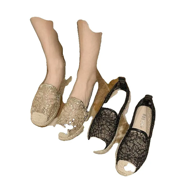 Breathable Casual Shoes Women's Singles Shoes 2021 Summer New Hollow Mesh Fisherman Shoes Flat One Pedal Loafers Shoes Woman
Breathable Casual Shoes Women's Singles Shoes 2021 Summer New Hollow Mesh Fisherman Shoes Flat One Pedal Loafers Shoes Woman