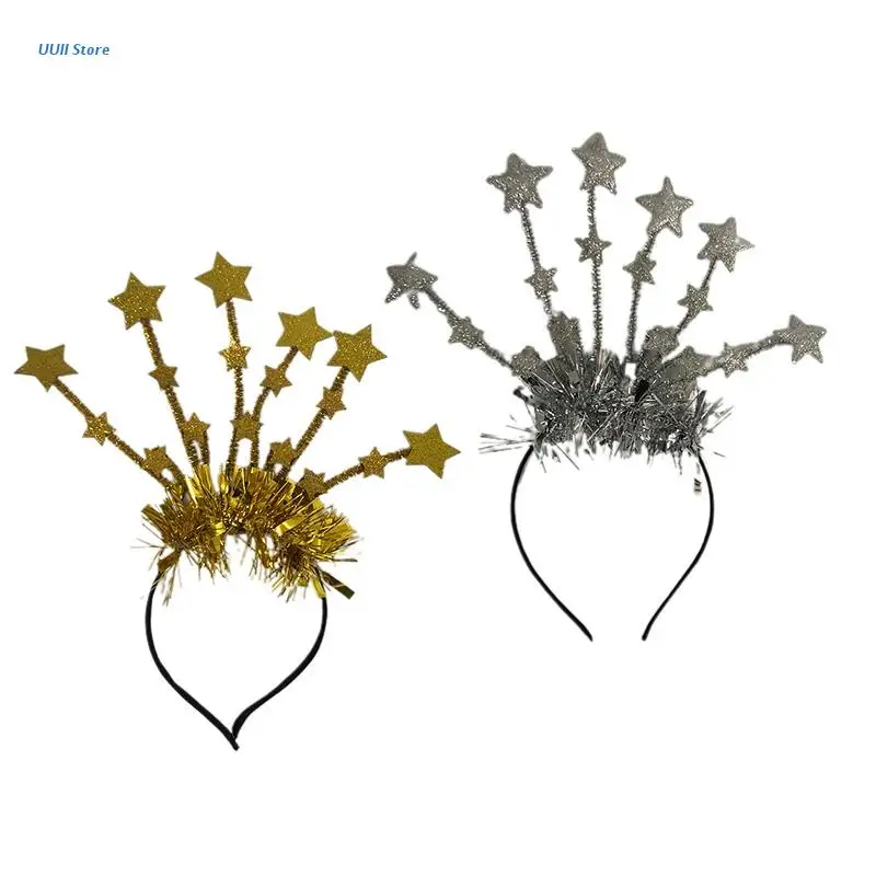 Звезды повязка на голову блестящая мишура ободок для волос
Звезды повязка на голову блестящая мишура ободок для волос