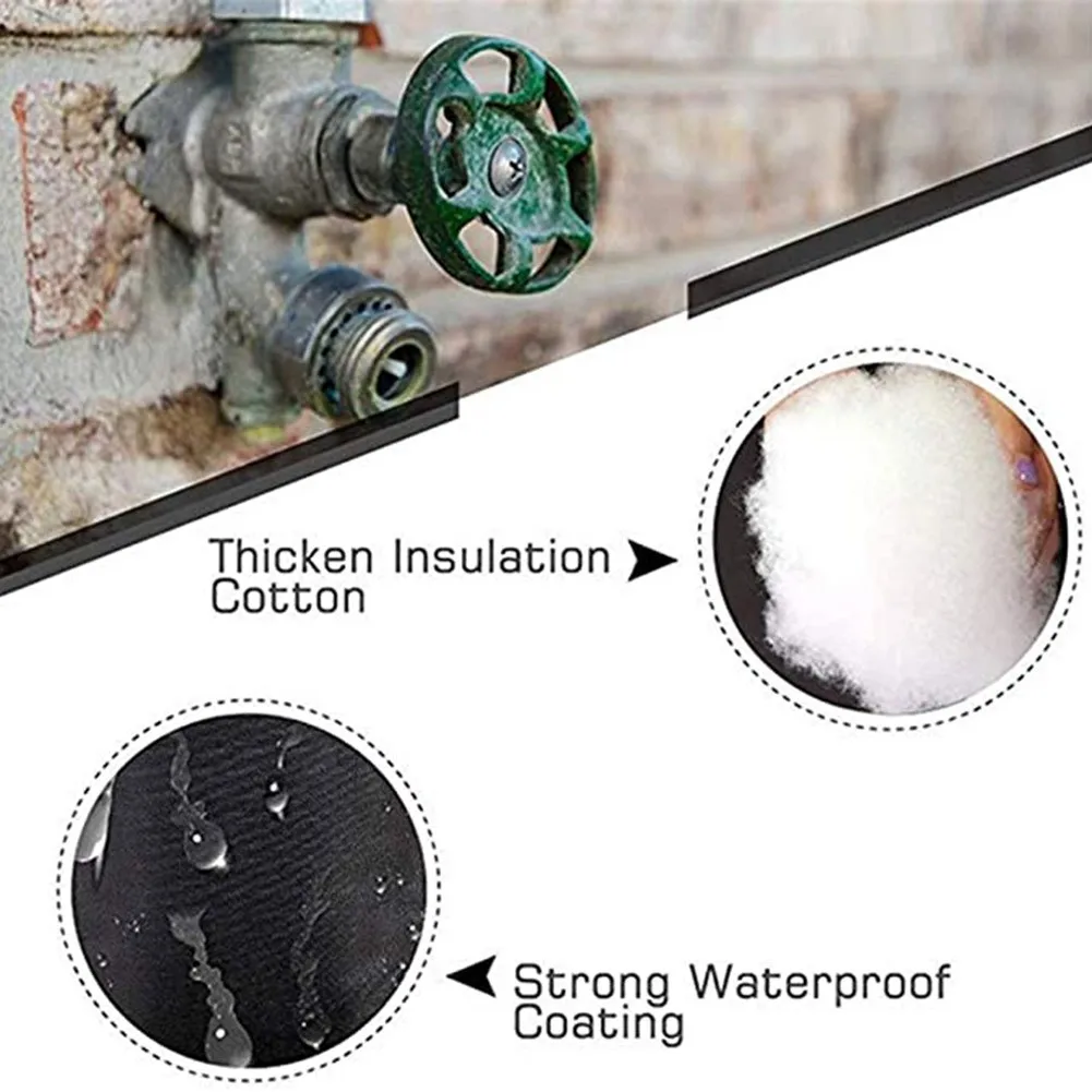 Outdoor Faucet Cover Frost Insulated 18*15*5cm Winter Protector Thermal Fits Any Standard Faucet Garden Supplies
Outdoor Faucet Cover Frost Insulated 18*15*5cm Winter Protector Thermal Fits Any Standard Faucet Garden Supplies