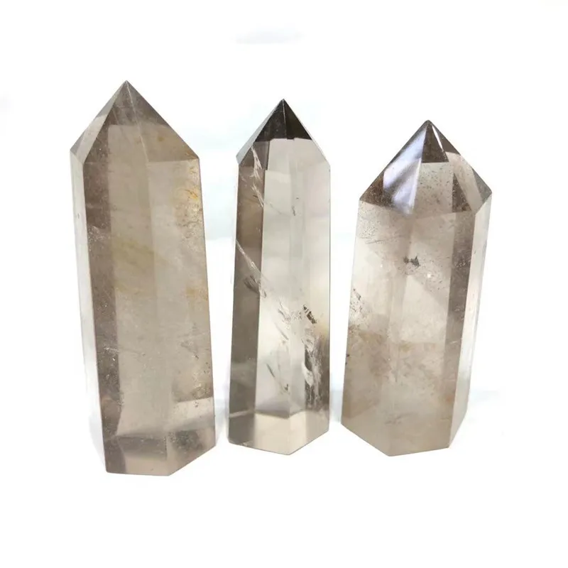 Natural Smoky Quartz Crystal Point Reiki Healing Stone Hexagonal Prisms Obelisk Wand Tower Energy Meditation DIY Gift
Natural Smoky Quartz Crystal Point Reiki Healing Stone Hexagonal Prisms Obelisk Wand Tower Energy Meditation DIY Gift