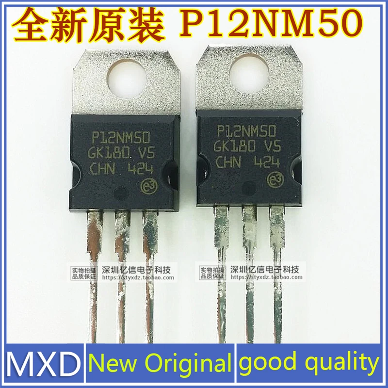 5Pcs/Lot New Original P12NM50 Field Effect Mos Tube STP12NM50 12A500V Good Quality 
5Pcs/Lot New Original P12NM50 Field Effect Mos Tube STP12NM50 12A500V Good Quality
