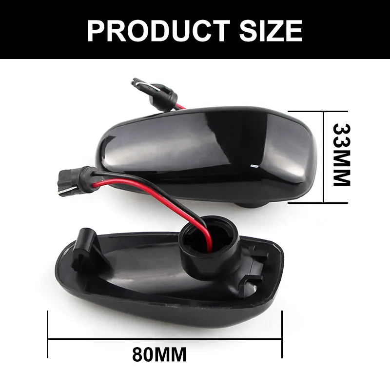 2 шт. светодиодные боковые указатели поворота для Mercedes BENZ W210 W202 W208 R170 Vito W638 |