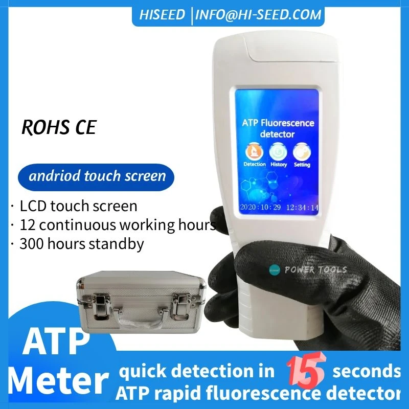 Handheld ATP Fluorescence Detector Surface Microbial Food Residue Bacteria Cleanliness Tester
Handheld ATP Fluorescence Detector Surface Microbial Food Residue Bacteria Cleanliness Tester