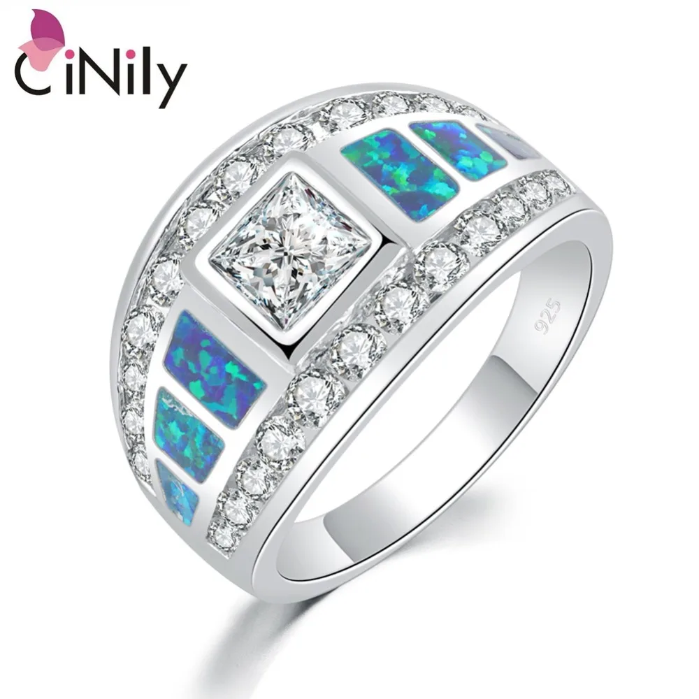 CiNily Created Blue Fire Opal White Zircon Cubic Zircon Silver Plated Wholesale Fashion for Women Jewelry Ring Size 5-13 OJ5754
CiNily Created Blue Fire Opal White Zircon Cubic Zircon Silver Plated Wholesale Fashion for Women Jewelry Ring Size 5-13 OJ5754