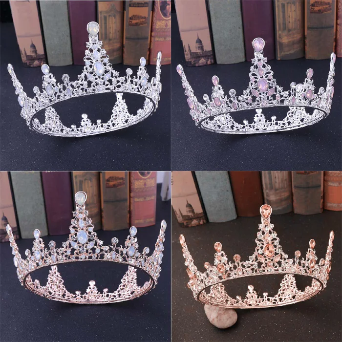 Baroque Orange Crystal Round Bridal Tiaras Crowns Pageant Prom Diadem Rhinestone Veil Tiara Headband Wedding Hair Accessories
Baroque Orange Crystal Round Bridal Tiaras Crowns Pageant Prom Diadem Rhinestone Veil Tiara Headband Wedding Hair Accessories