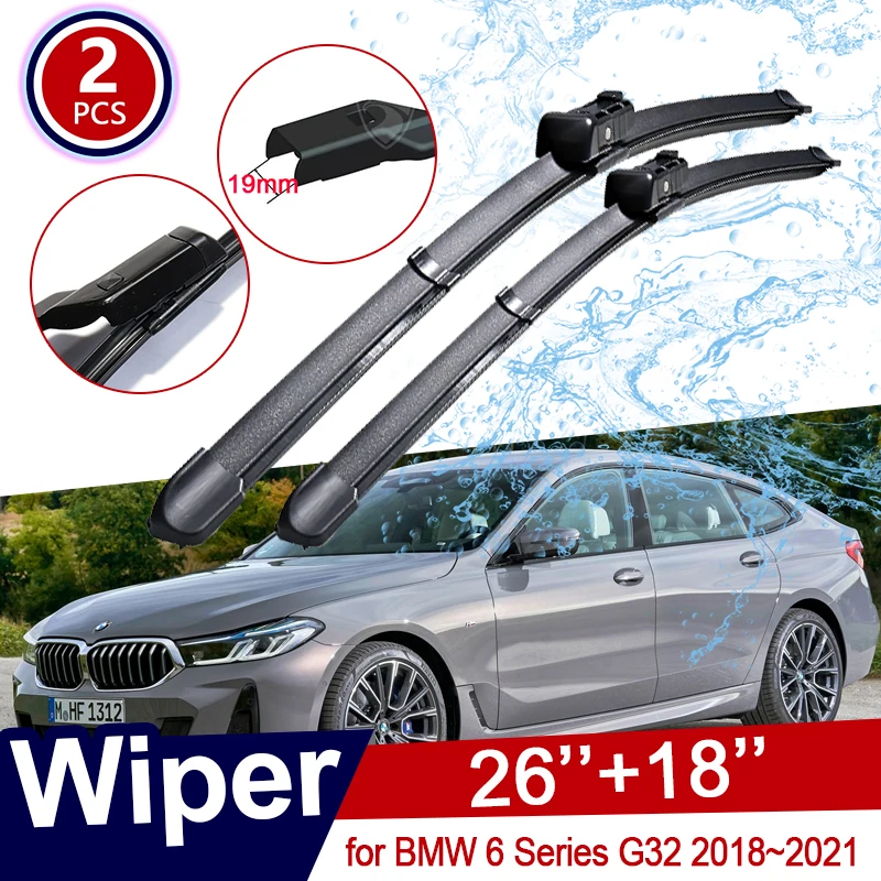 2x Car Wiper Blade for BMW 6 Series G32 2018~2021 2019 2020 Gran Turismo GT 630i XDrive Accessories Front Windshield Windscreen
2x Car Wiper Blade for BMW 6 Series G32 2018~2021 2019 2020 Gran Turismo GT 630i XDrive Accessories Front Windshield Windscreen