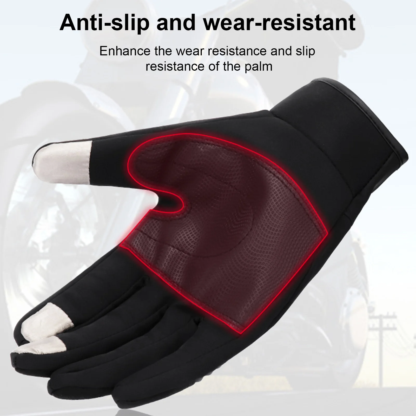 Winter Motorcycle Gloves Wear-Resistant Thickened Velvet Keep Warm Anti-Slip Reflective Snowboarding Gloves
Winter Motorcycle Gloves Wear-Resistant Thickened Velvet Keep Warm Anti-Slip Reflective Snowboarding Gloves