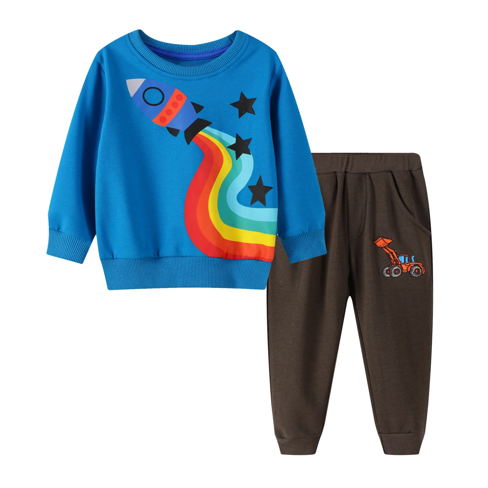 2Pcs Children Autumn Winter Clothing Sets for Boy Cotton Cartoon Rocket Boys Clothes Outfit Shirts Pants Suits for Kids
2Pcs Children Autumn Winter Clothing Sets for Boy Cotton Cartoon Rocket Boys Clothes Outfit Shirts Pants Suits for Kids