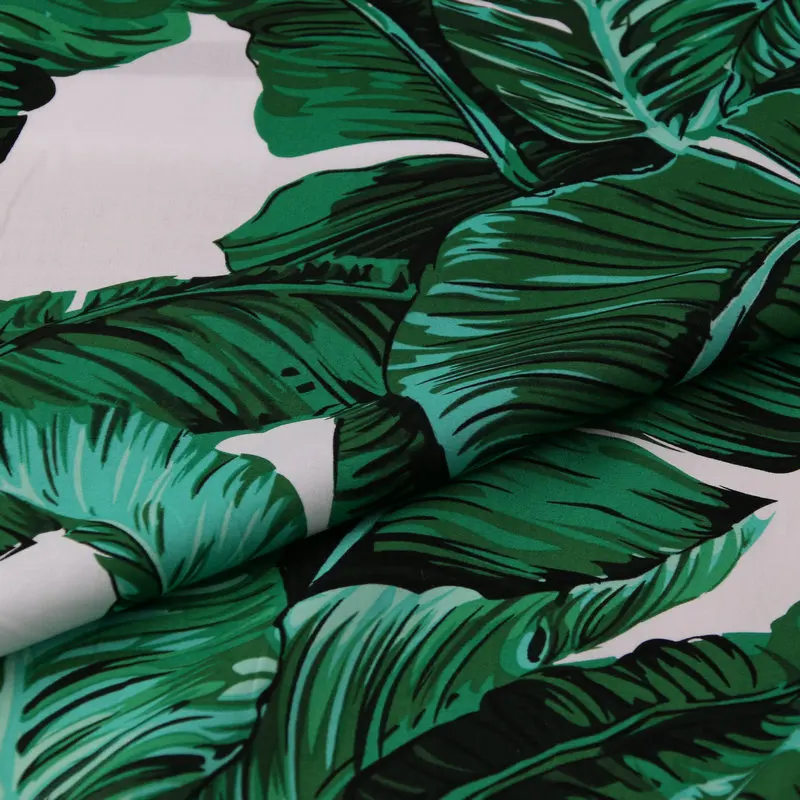 50*142cm green palm banana leaf printed cotton tissu100% cotton poplin fabric for dress DIY Sewing kids Sheet patchwork tissu
50*142cm green palm banana leaf printed cotton tissu100% cotton poplin fabric for dress DIY Sewing kids Sheet patchwork tissu