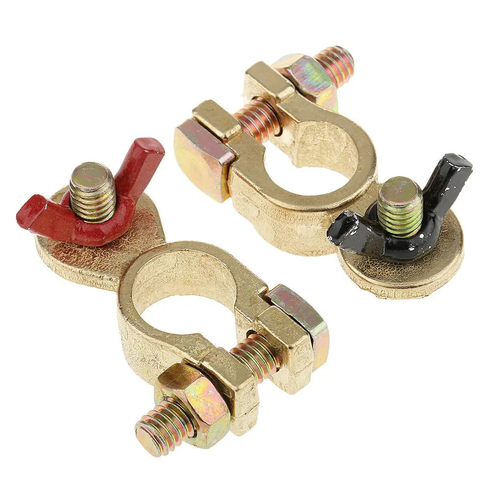 1 пара автомобильных медных положительных + отрицательных зажимов для аккумулятора
1 пара автомобильных медных положительных + отрицательных зажимов для аккумулятора