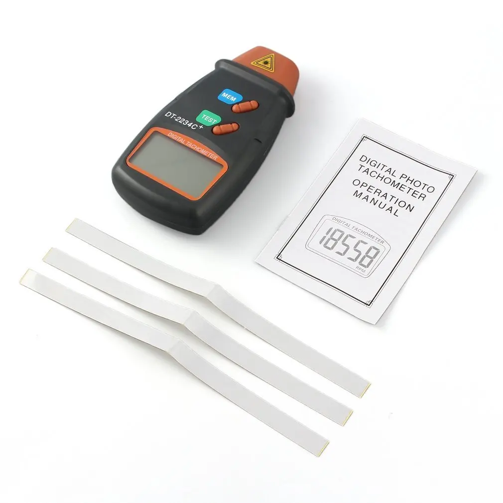 1set Digital Laser Tachometer RPM Meter Non-Contact Motor Speed Gauge Revolution Spin Wholesale
1set Digital Laser Tachometer RPM Meter Non-Contact Motor Speed Gauge Revolution Spin Wholesale