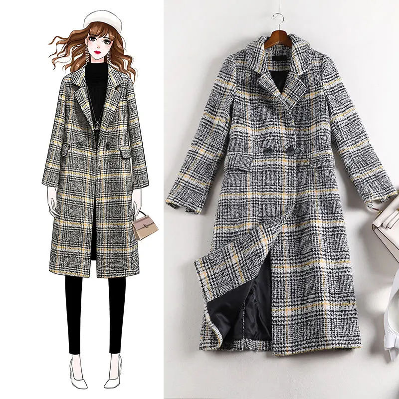 New Spring and Autumn Women's Woolen Coat Fashionable Temperament Age-reducing Coat Outdoor Leisure Mid-length Windbreaker
New Spring and Autumn Women's Woolen Coat Fashionable Temperament Age-reducing Coat Outdoor Leisure Mid-length Windbreaker