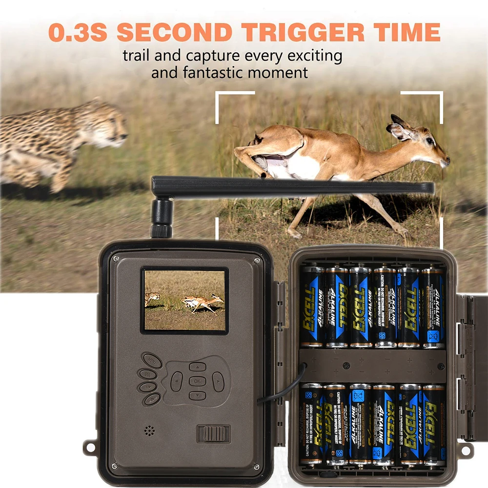 4G HD Hunting Camera Automatic Trigger Time Night Vision Waterproof Three Mode Camera for Off-road 
4G HD Hunting Camera Automatic Trigger Time Night Vision Waterproof Three Mode Camera for Off-road