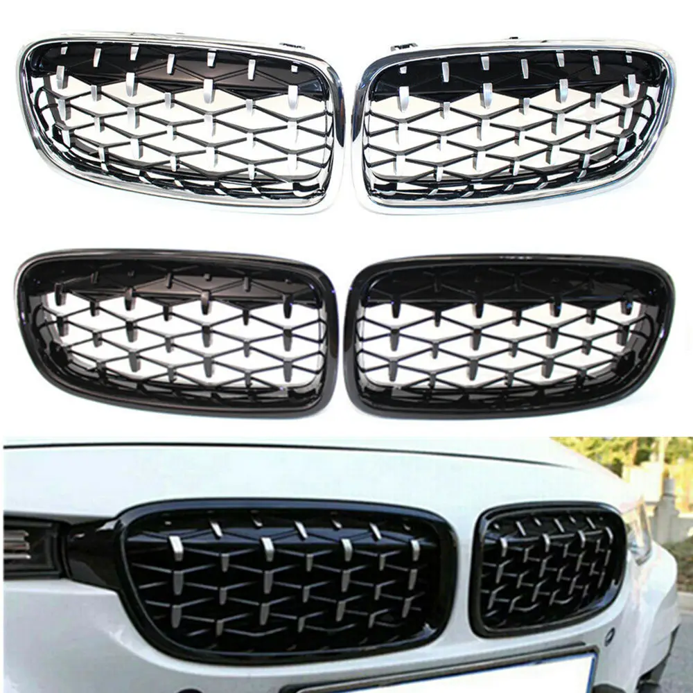 1 Pair Diamond Style Car Front Bumper Kidney Grill Grille for BMW 3 Series F30 320i 328i 335i xDrive 2012-2019
1 Pair Diamond Style Car Front Bumper Kidney Grill Grille for BMW 3 Series F30 320i 328i 335i xDrive 2012-2019
