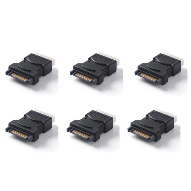 Адаптер питания Molex для ПК IDE с 4-контактным разъемом на 15-контактный разъем SATA
Адаптер питания Molex для ПК IDE с 4-контактным разъемом на 15-контактный разъем SATA