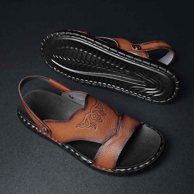 Sandalia Masculina Walking Sandals Sandale Plage Leather Roman Sandalia Masculino Em Couro Men Summer Shoes Mens Sandles
Sandalia Masculina Walking Sandals Sandale Plage Leather Roman Sandalia Masculino Em Couro Men Summer Shoes Mens Sandles