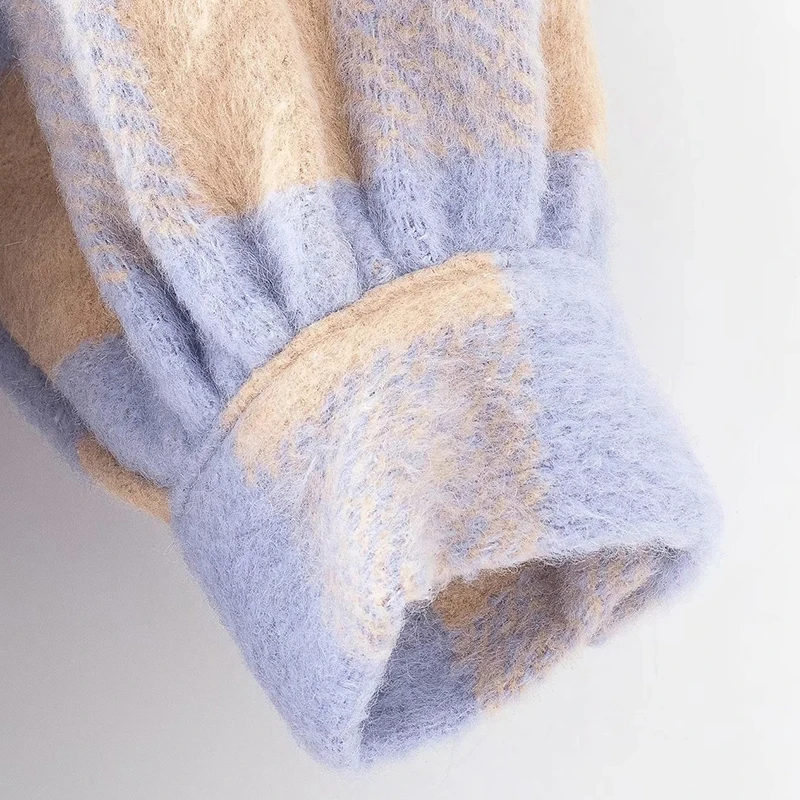 Woman Jacket Checkered Pockets Loose Woolen Coat Turn-Down Collar Jackets Women Button Single Breasted Winter Cotton overshirt
Woman Jacket Checkered Pockets Loose Woolen Coat Turn-Down Collar Jackets Women Button Single Breasted Winter Cotton overshirt