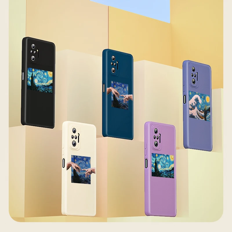 Van Gogh Painting Art for Xiaomi Redmi Note 10 10T 9 9T 8 8T 7 Pro Max 5G Luxury Liquid Silicone Soft Cover Phone Case
Van Gogh Painting Art for Xiaomi Redmi Note 10 10T 9 9T 8 8T 7 Pro Max 5G Luxury Liquid Silicone Soft Cover Phone Case