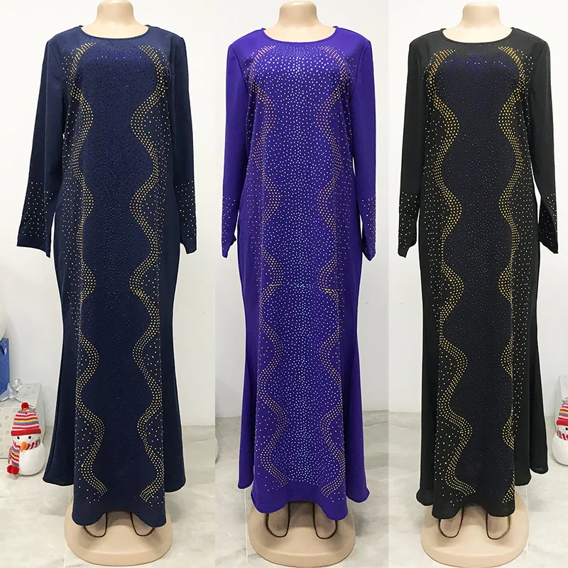 African Dashiki Dress Beading Muslim Abaya Hijab Bandage Length Maxi Bazin Vintage Long Sleeve Robe Gowns Africa Sexy Lady Party
African Dashiki Dress Beading Muslim Abaya Hijab Bandage Length Maxi Bazin Vintage Long Sleeve Robe Gowns Africa Sexy Lady Party