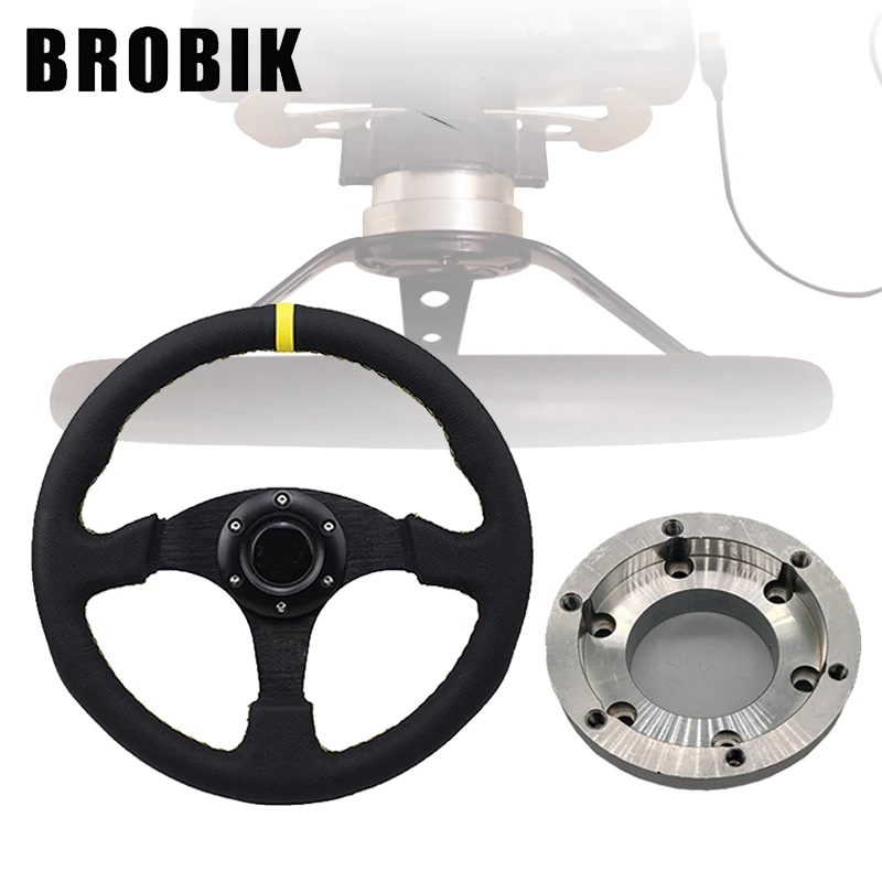 PU Auto Racing Steering wheels Deep Corn Drifting Sport Steering Wheel For Logitech G29 G920 13/14inch Steering Wheel Adapter
PU Auto Racing Steering wheels Deep Corn Drifting Sport Steering Wheel For Logitech G29 G920 13/14inch Steering Wheel Adapter