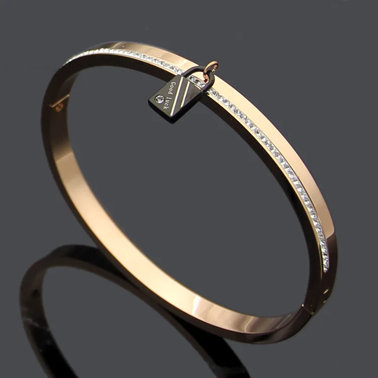 Wholesale 3 Color good luck lock titanium steel fine jewelryaccessories bangle rose gold bracelet couples wristlet jewel
Wholesale 3 Color good luck lock titanium steel fine jewelryaccessories bangle rose gold bracelet couples wristlet jewel