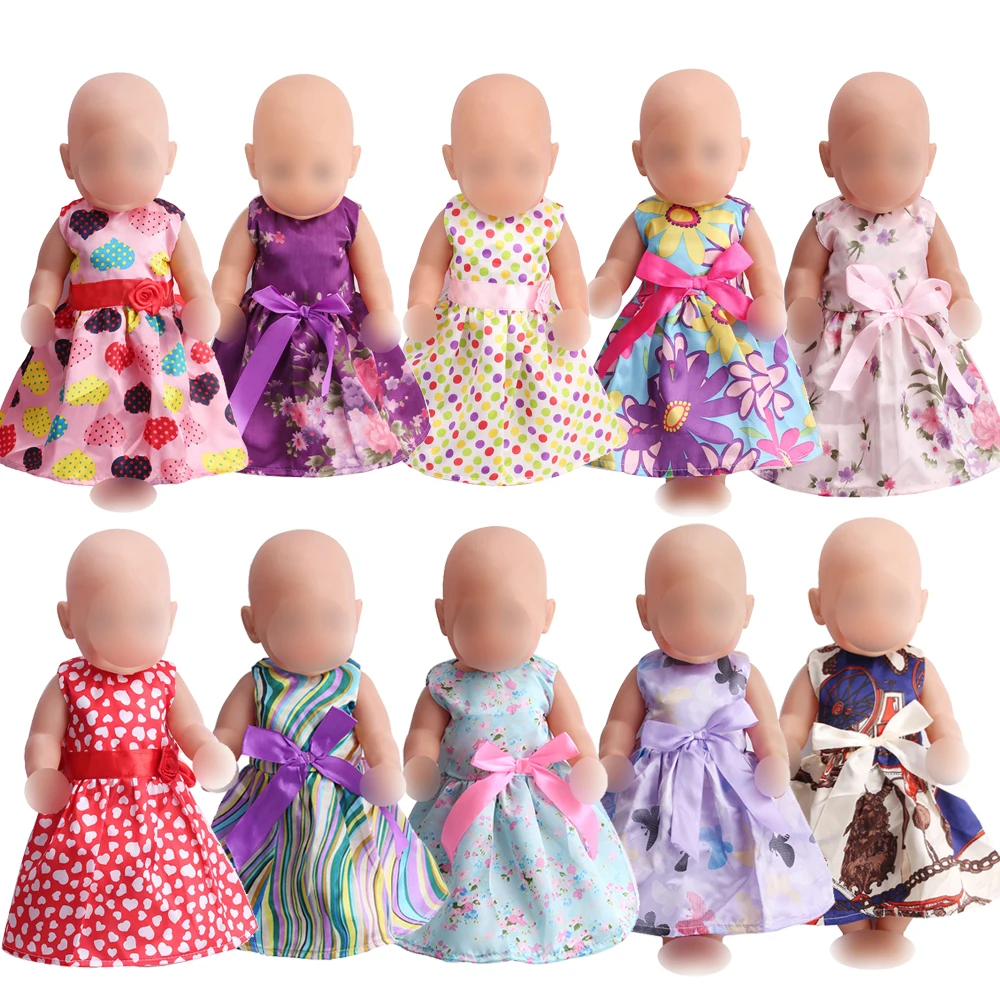 43 cm baby dolls dress newborn Princess party bow evening gown Baby toys clothes fit American 18 inch Girls doll f81
43 cm baby dolls dress newborn Princess party bow evening gown Baby toys clothes fit American 18 inch Girls doll f81
